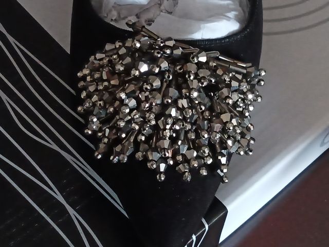 Zapatos estiletos negros 38
