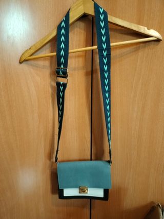 Bolso bandolera azul