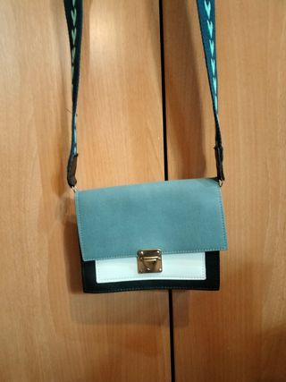 Bolso bandolera azul
