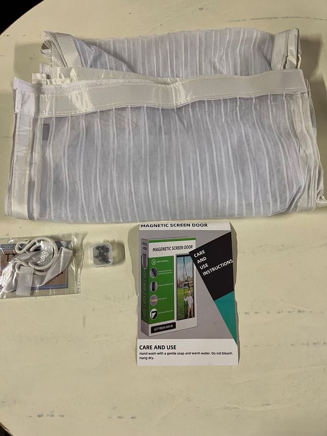 Mosquitera magnetica blanca 95x210cm