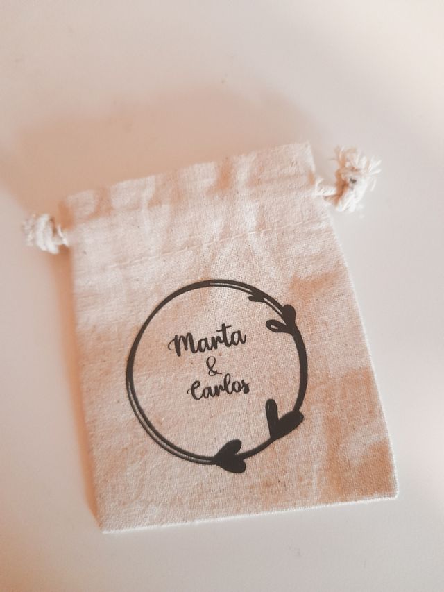 Mini Bolsitas personalizadas para boda