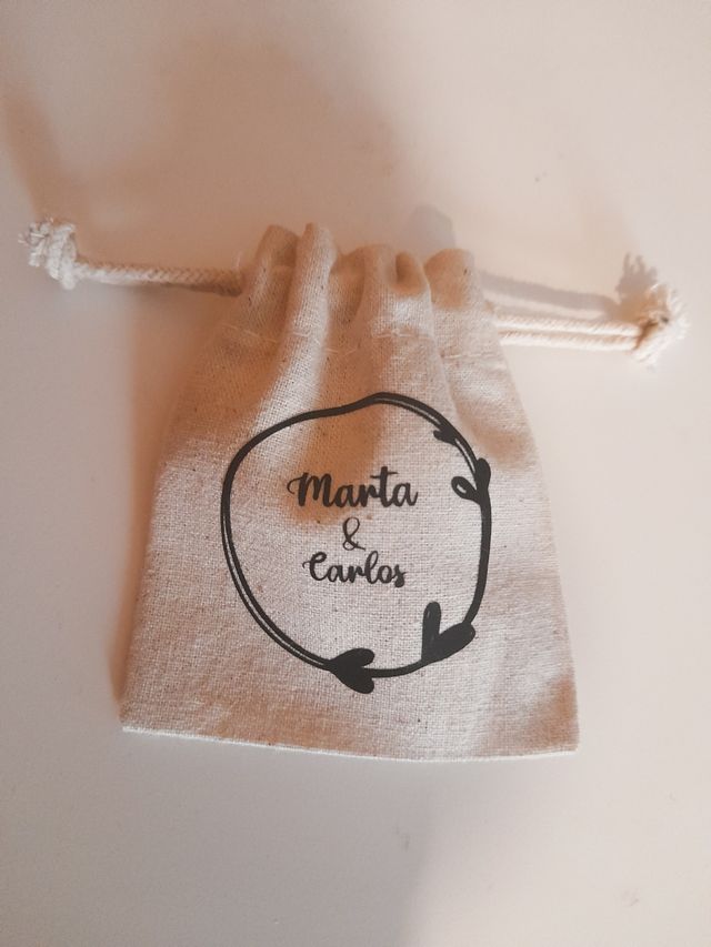 Mini Bolsitas personalizadas para boda