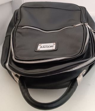Mochila de cuero