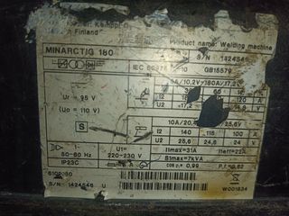 Máquina de soldar Kemppi Minarctig 180