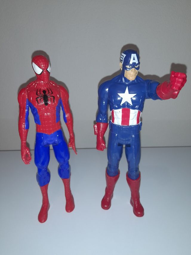 Capitan america+spiderman