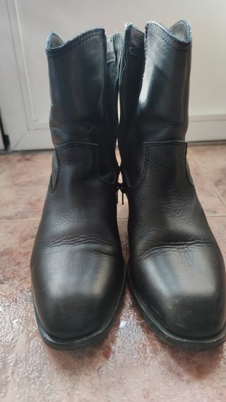 Botines cowboy de piel