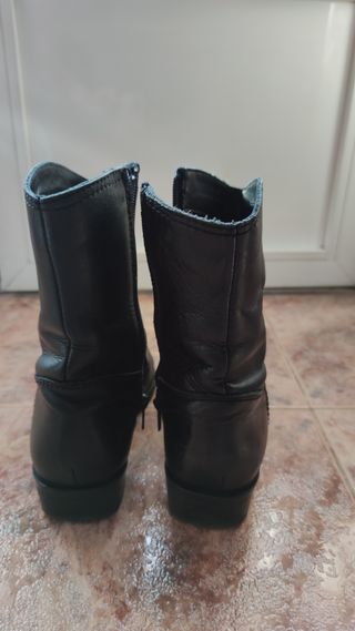 Botines cowboy de piel