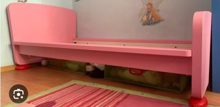 Cama infantil Rosa Ikea