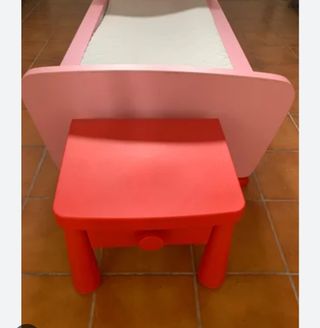 Cama infantil Rosa Ikea