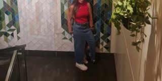 falda larga vaquera 