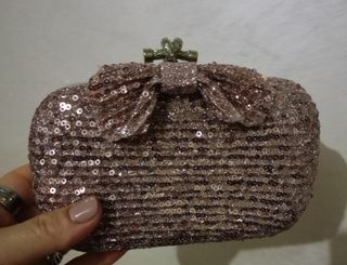 Abito elegante Rosa cipria completo di pochette