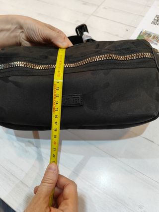 🌼✨Riñonera para hombre color negro camuflaje