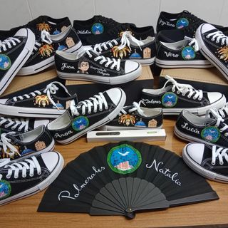 Zapatillas festeras y falleras