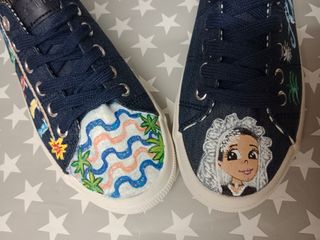 Zapatillas festeras y falleras