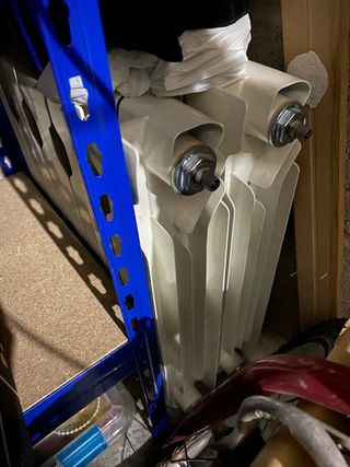 2 radiadores de agua 5 elementos