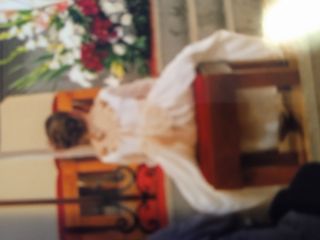 Vestido comunión ,cancan y regalo tocado