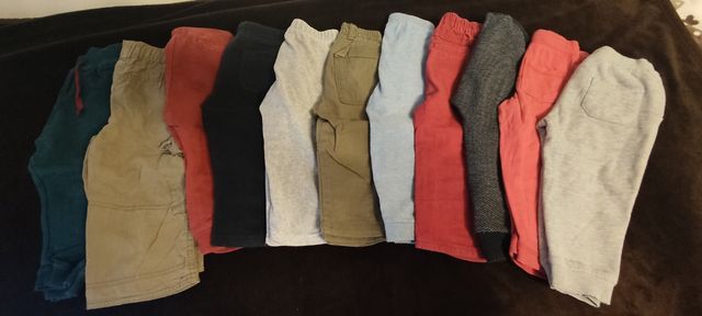 Lote 11 pantalones niño T12-18