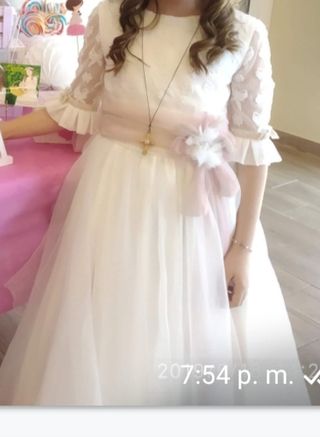 traje de comunión niña vestido 