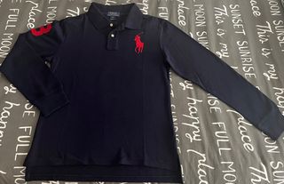 Polo manga larga niño