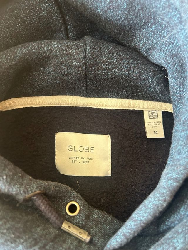 Sudadera Globe en azul