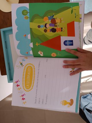 Libro de comunión niña