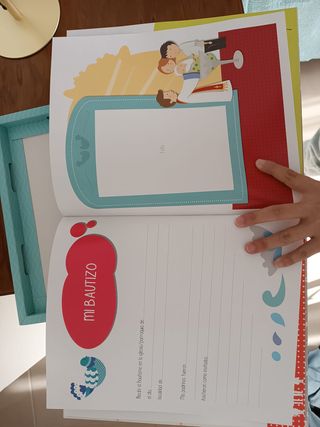 Libro de comunión niña