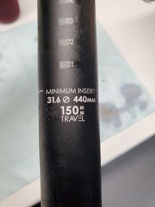 Sdg tija telescopica 31.6 150 NUEVA