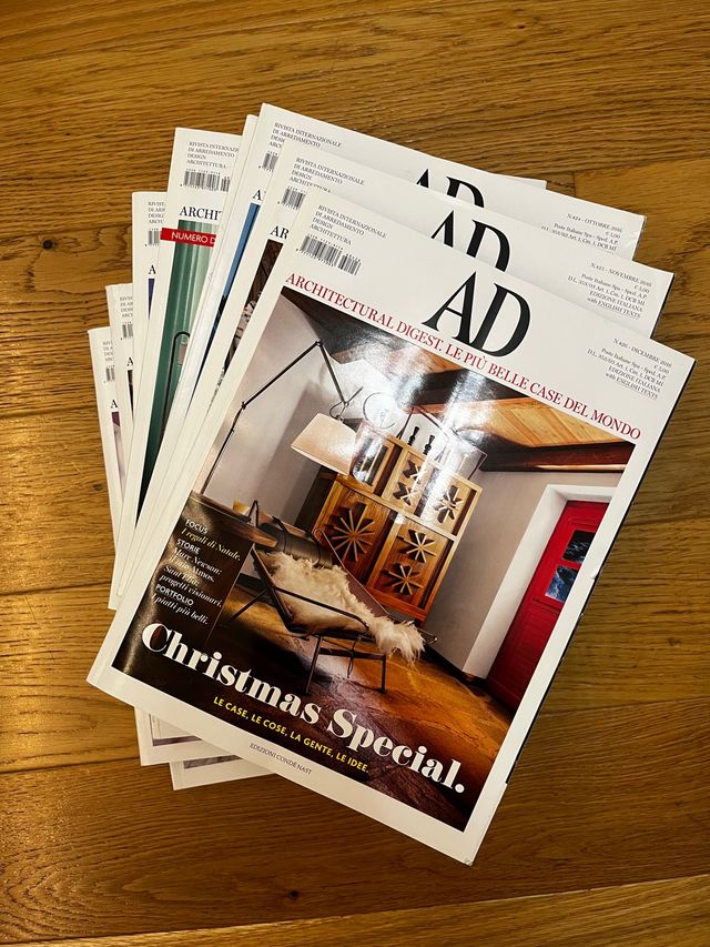 AD Architectural Digest anno 2016 collezionista