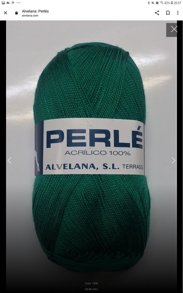 HILO PERLE ACRÍLICO