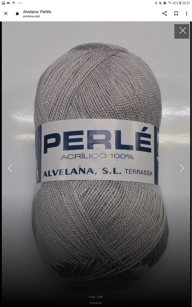 HILO PERLE ACRÍLICO