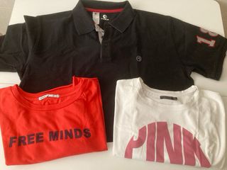 LOTE 13 CAMISETAS ALGODÓN.