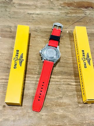 Correas Breitling cuero y regalo