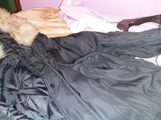 Cazadora parka 3/4.