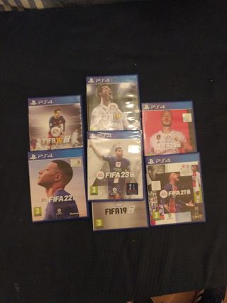 Pack Fifas 16,18,19,20,21,22 y 23