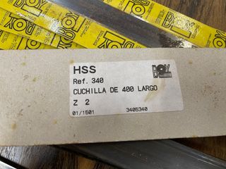 CUCHILLAS CEPILLADORA/REGRUESADORA DE 400