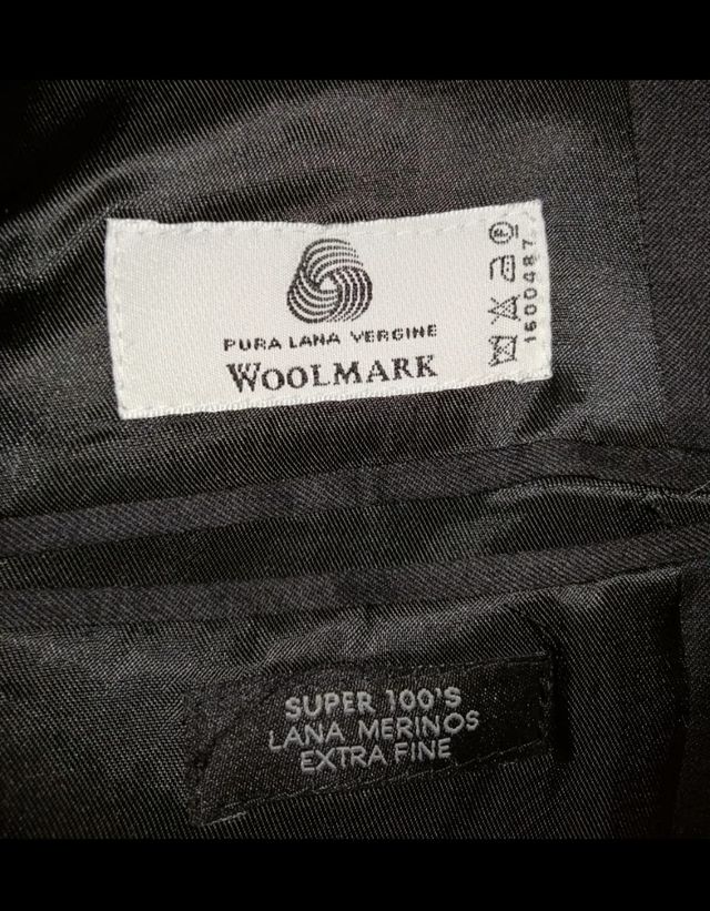 Completo elegante 100% lana