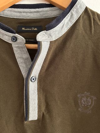 Polo caqui Massimo Dutti