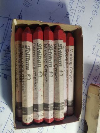 Caja antigua de ceras Pelikan
