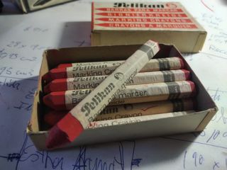 Caja antigua de ceras Pelikan