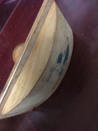 Tintero doble cristal  y Secante de madera.