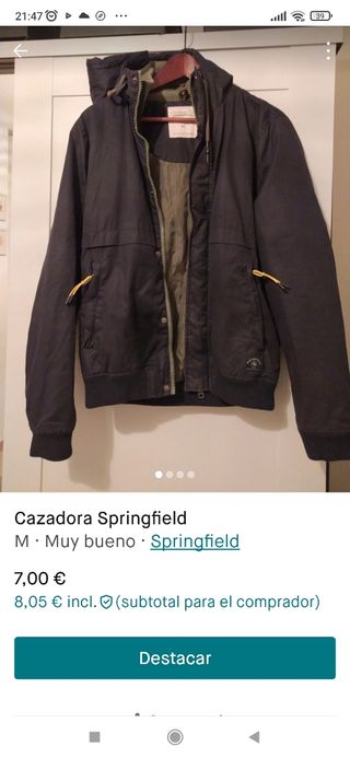Cazadora Springfield 