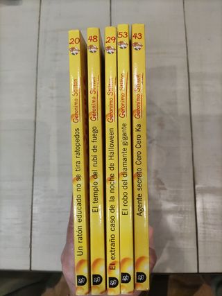 Pack 5 libros Gerónimo Stilton 