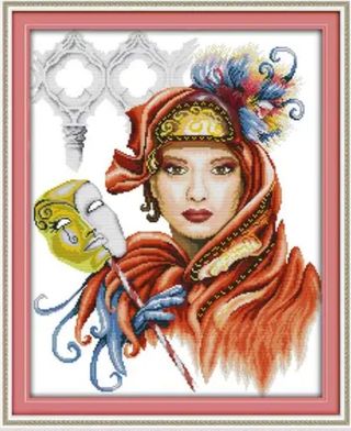 Patrón Punto de Cruz 🎭