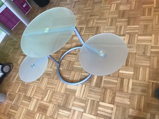 mesa redonda cristal