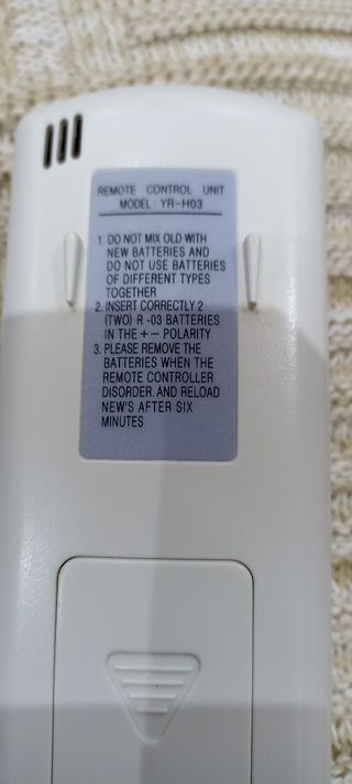 Mando de aire acondicionado