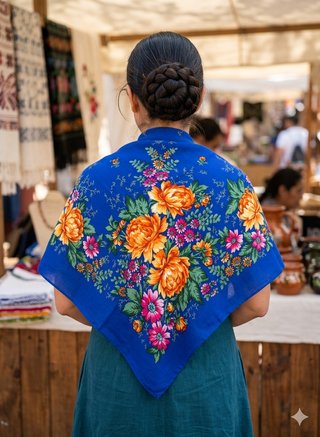Mantón pañoleta BATURRA