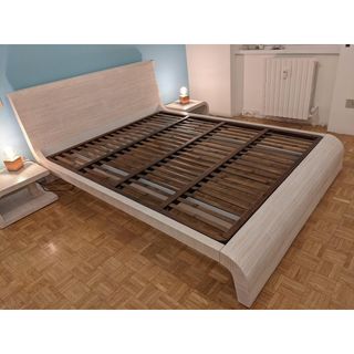 Letto matr. in bambù decorticato + 2 comodini