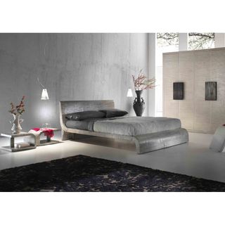 Letto matr. in bambù decorticato + 2 comodini