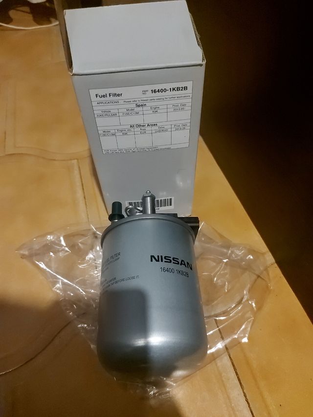 Filtro de Gasoil Nissan Juke y Pulsar