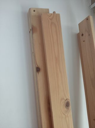 ESTRUCTURA DE CAMA / MADERA DE PINO